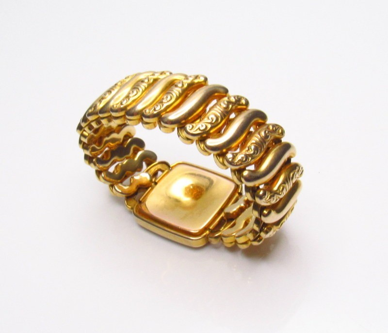 Vintage Pitman & Keeler American Queen Gold Filled Bracelet