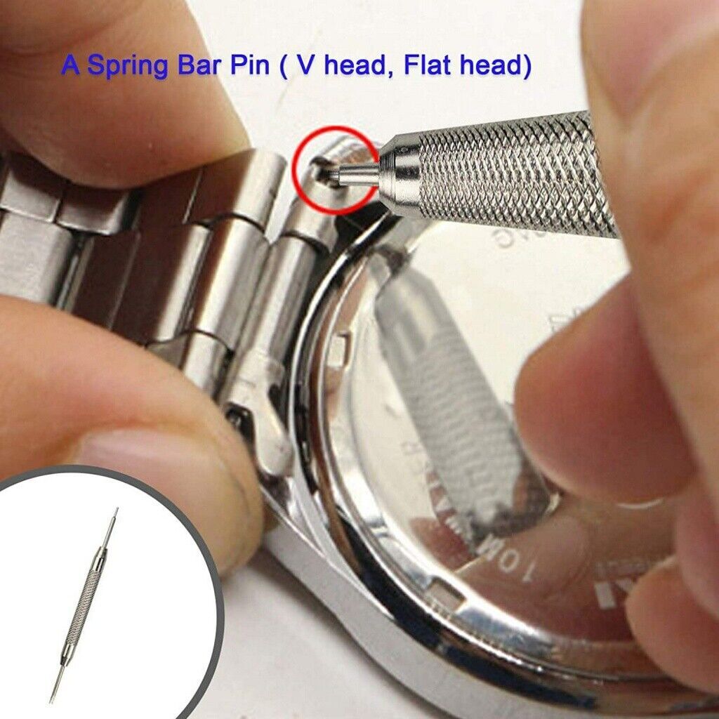 Spring Bar Tool Set Watch Repair Tool Kit Case Opener Watch Case Press with Case