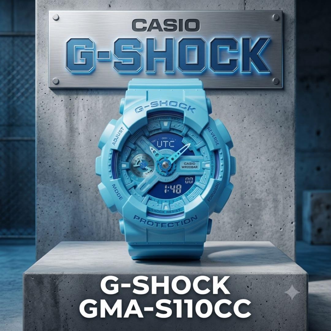 [Excellent Condition] G-SHOCK GMA-S110CC Light Blue