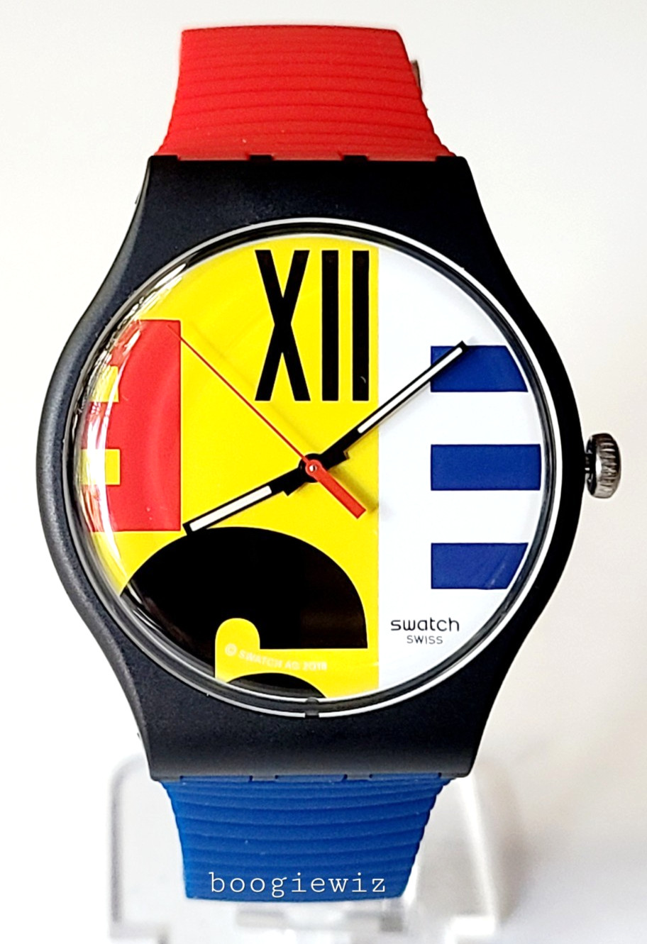 SWATCH SWISS MADE SUOB171 REVIVAL 9 TO 6 MODEL WATCH REMAKE OF 6 TO 9 NEW IN BOX