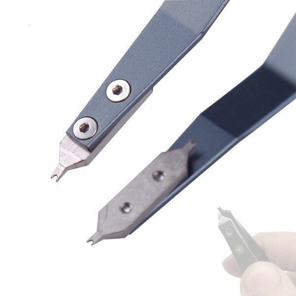 Replacement Straight Forks for Bergeon 7825 2pcs+ tool+4 Screws