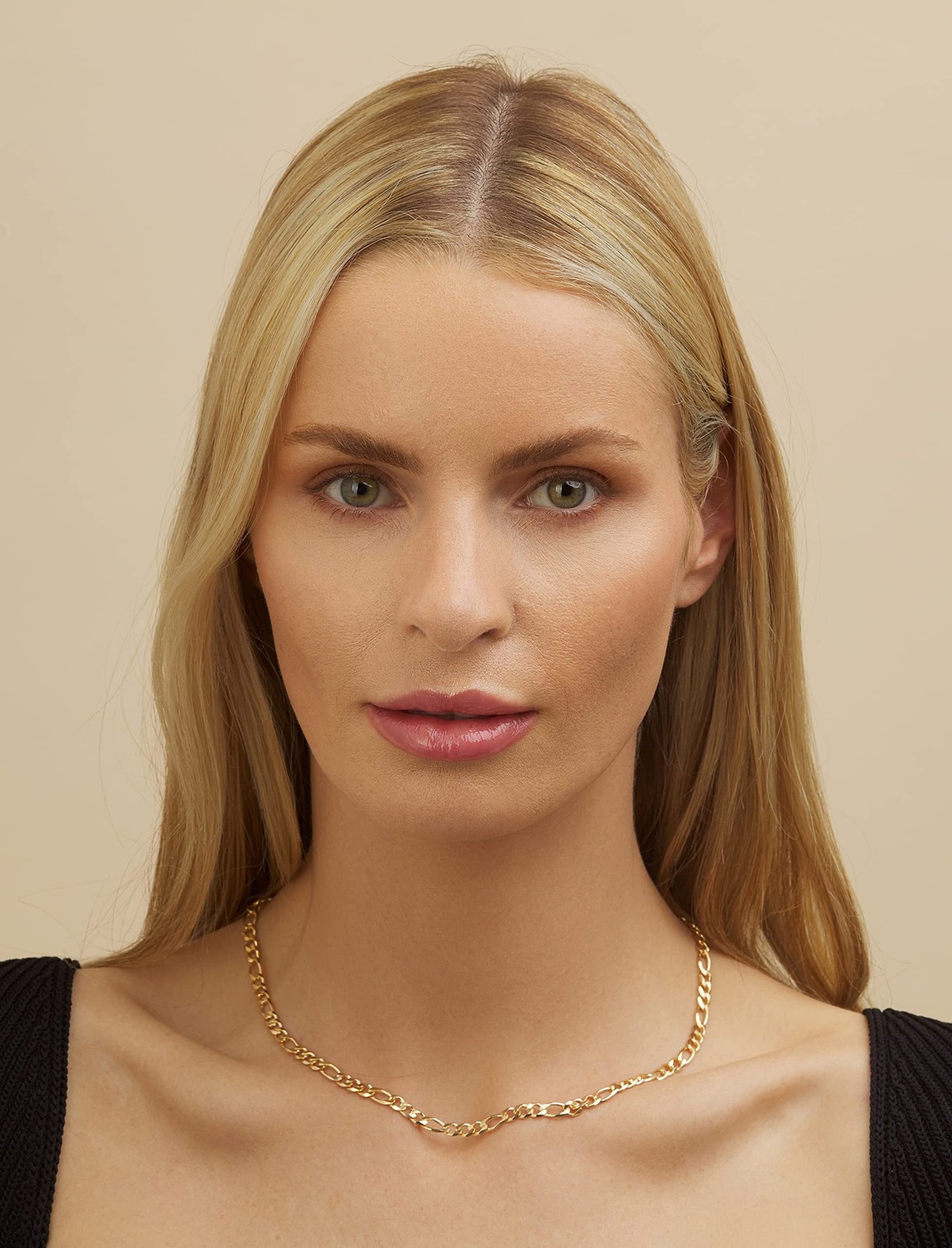 Barzel 18K Gold Plated Figaro Chain Necklace 2MM, 2.5MM, 3MM, 4MM, 4.5MM & 5M…