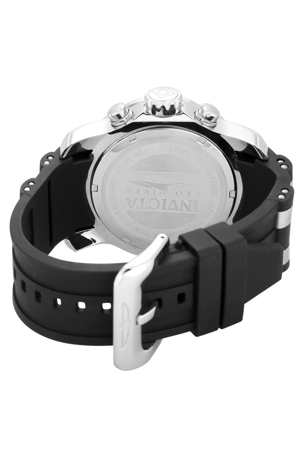 Invicta Men’s 6977 Pro Diver Collection Stainless Steel Watch, Blue Dial Black