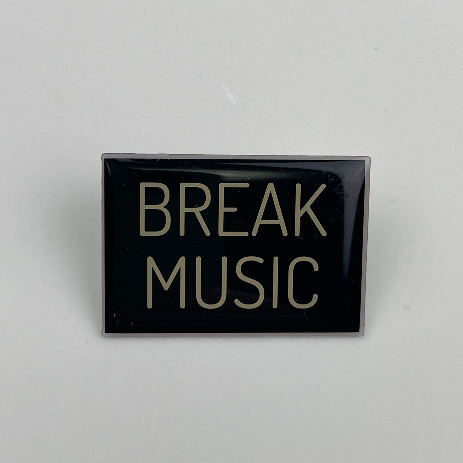 Break Music Lapel Pin Black Gold Minimalist Red Bull Sound Select 30 Days in LA