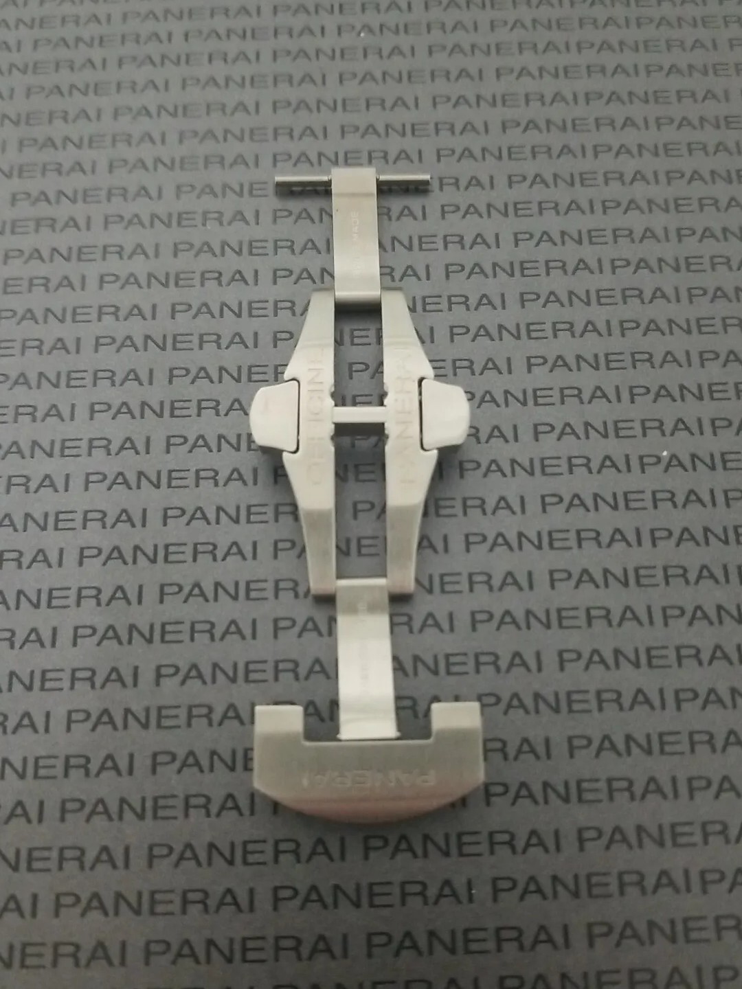PANERAI OEM 22MM FOLDING DEPLOYMENT BDR BUCKLE BRUSHED STEEL PAV00634