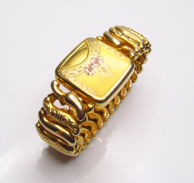 Vintage Pitman & Keeler American Queen Gold Filled Bracelet