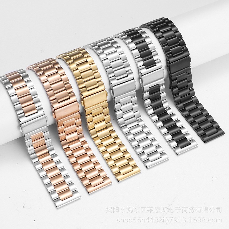 solid stainless steel watch band straps mens metal bracelet 14 16 18 20 22 24mm