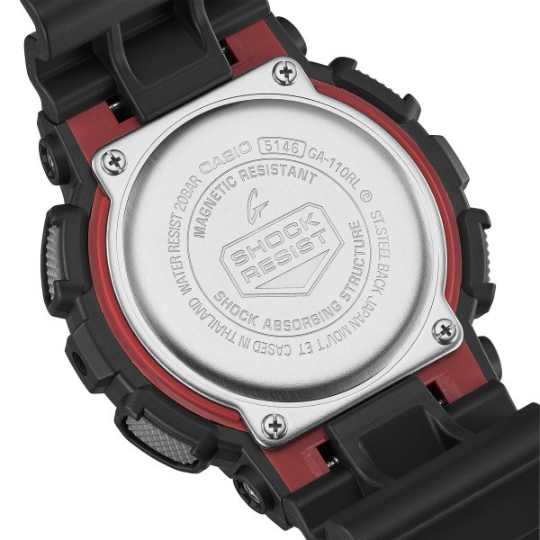 CASIO G Shock ANALOG DIGITAL 110 SERIES GA 110RL 1AJF Black Dial New Men’s Watch