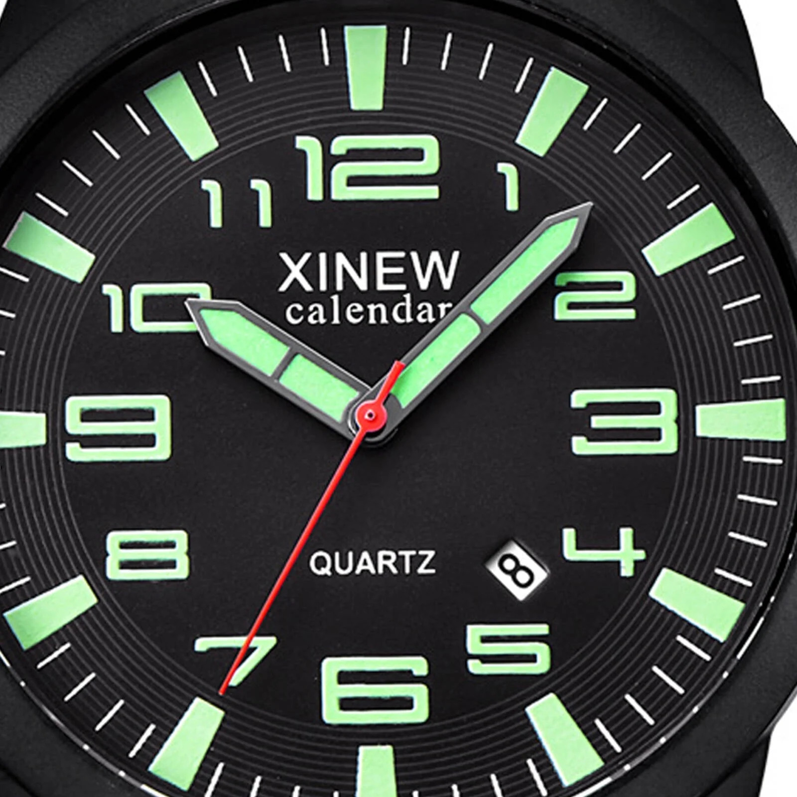 Men’s Quartz Nylon Strap Watch Date Display Casual Business Wristwatch
