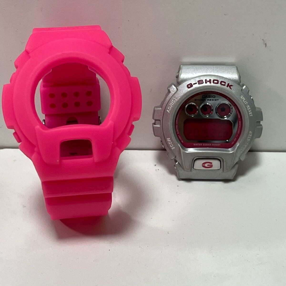 G SHOCK replacement band dw-6900 pink belt rubber for 6900