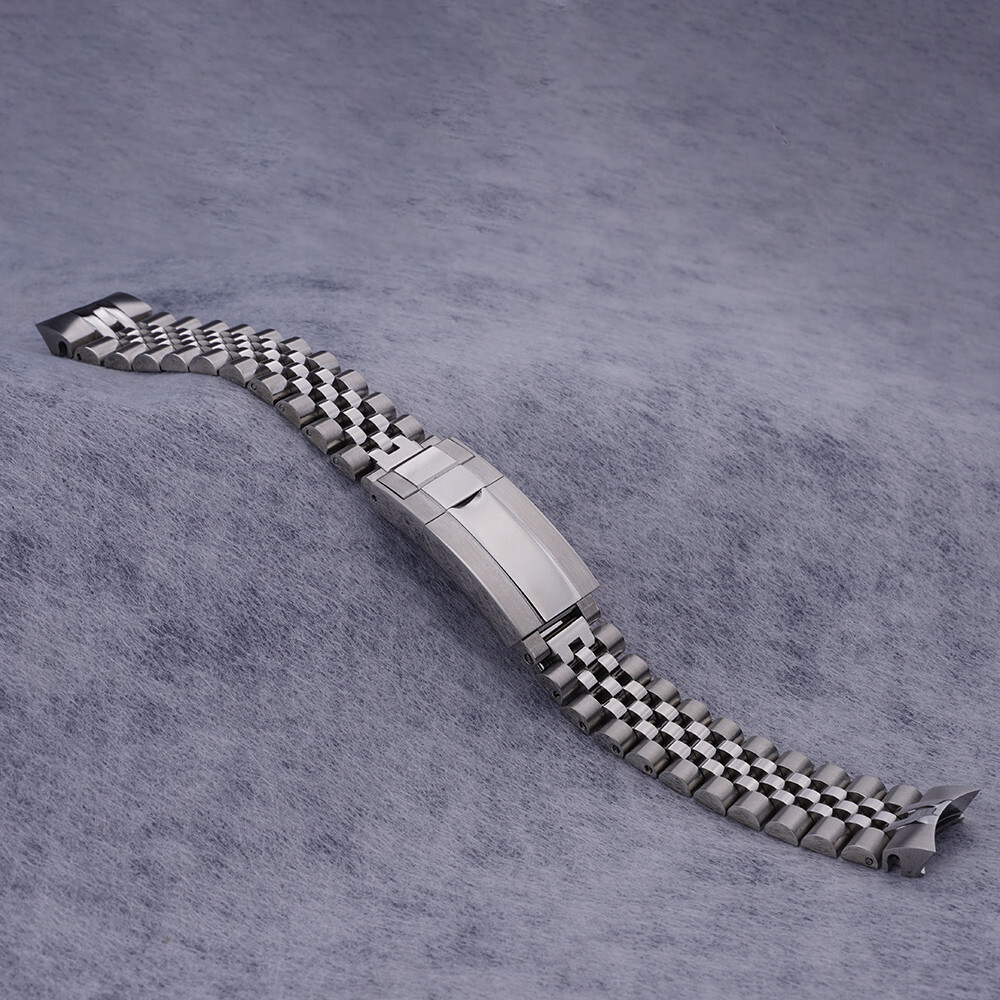 For Seiko Prospex Alpinist SPB121 Solid Curved 20mm WatchBand Jubilee Bracelet