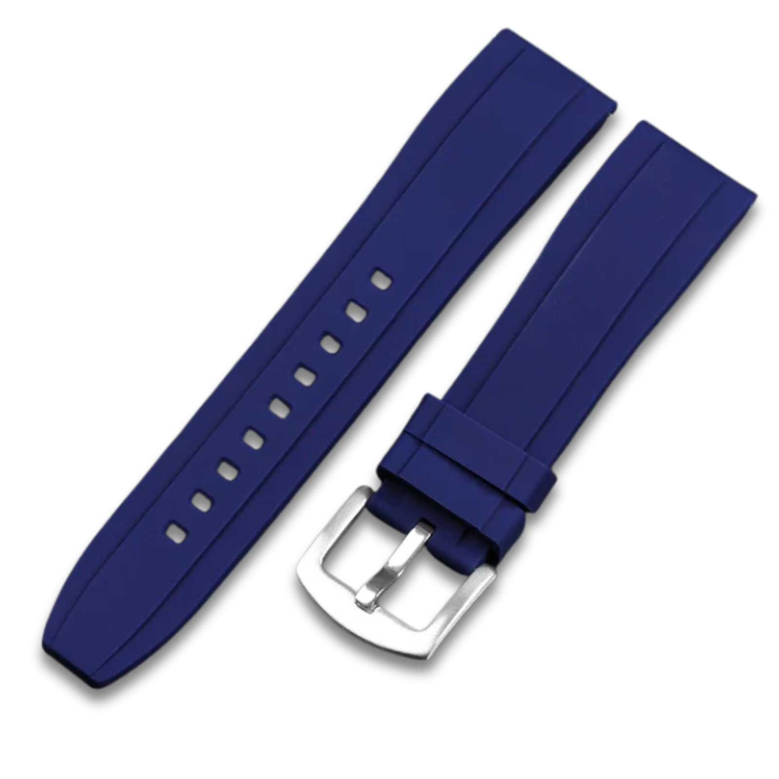20mm 22mm FKM Rubber Watch Strap Quick Release Band for Seiko Dive Watch SKX007