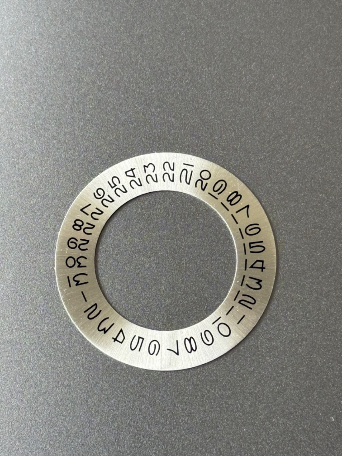 ETA 2824/2836 Date disc overlay – Brushed Silver