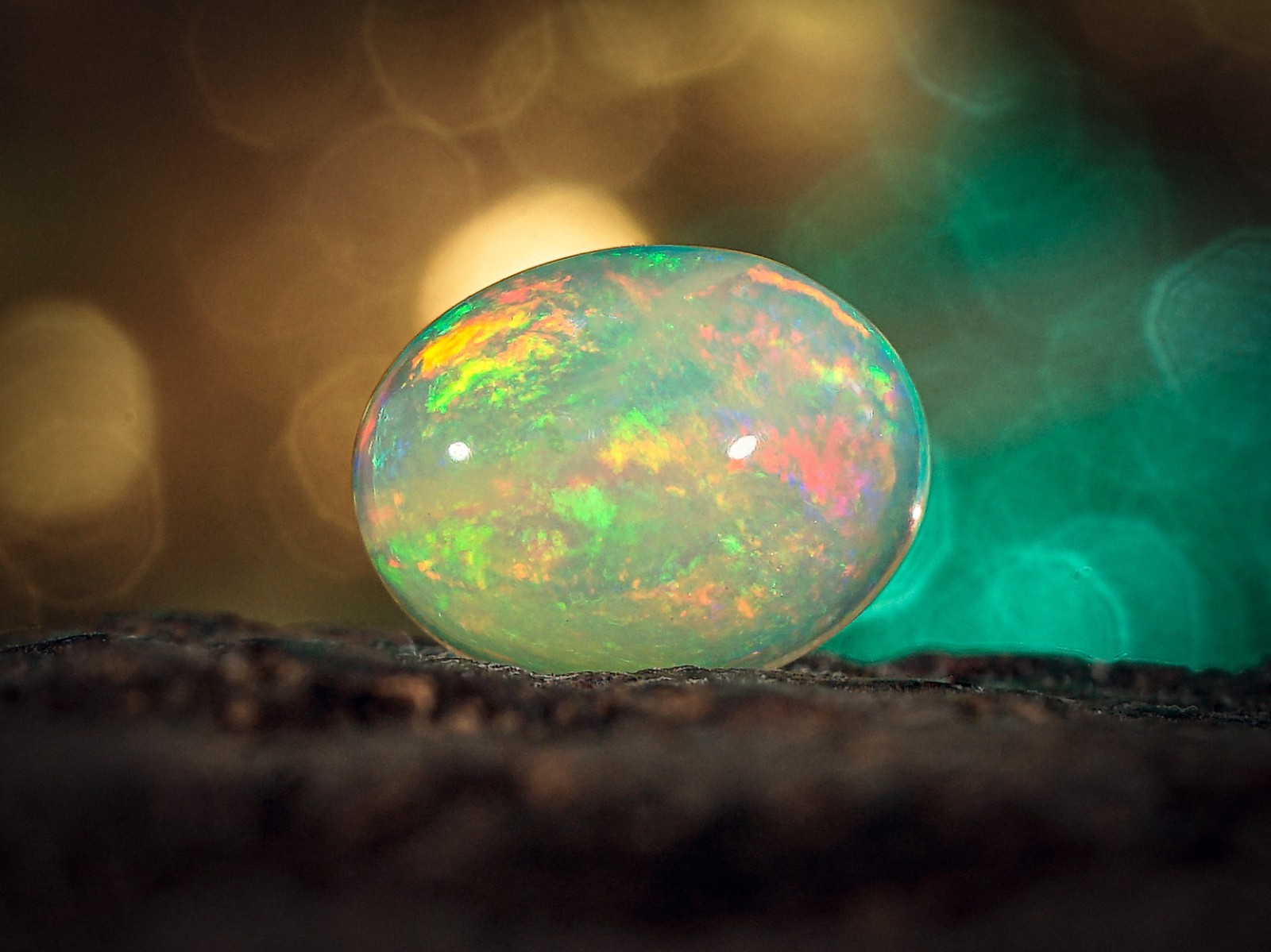 1.35 Carat Ethiopian Fire Opal Cabochon 9x7x5 MM Oval Shape Welo Fire Opal