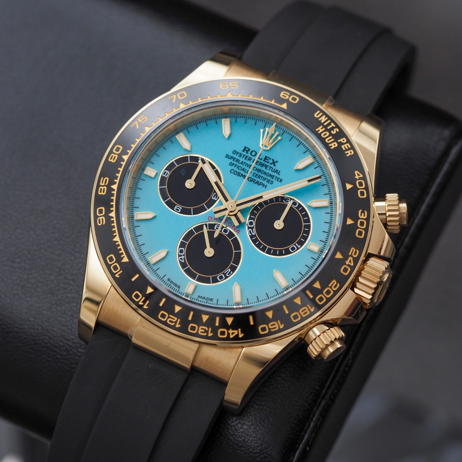 2026 Rolex Cosmograph Daytona 126518LN “Tiffany” Turquoise Blue Dial Oysterflex