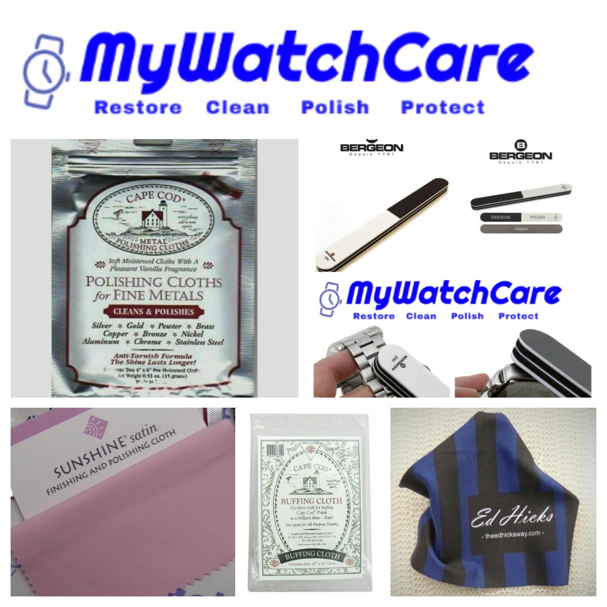 **Perfect Gift** Bergeon Buff Stick – Cape Cod – Watch Clean – Polish & Buff!