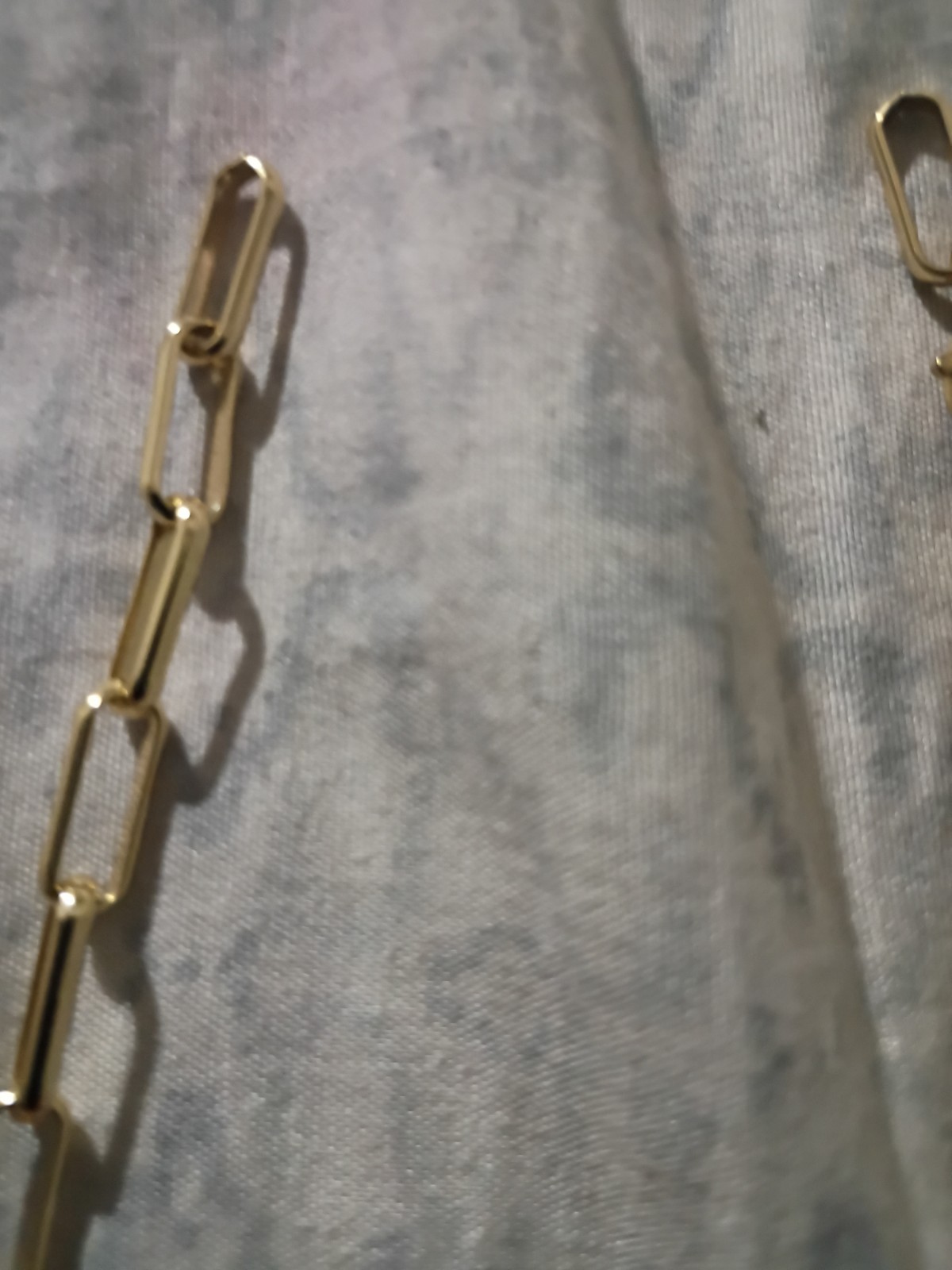 Gold Plated Paperclip Style