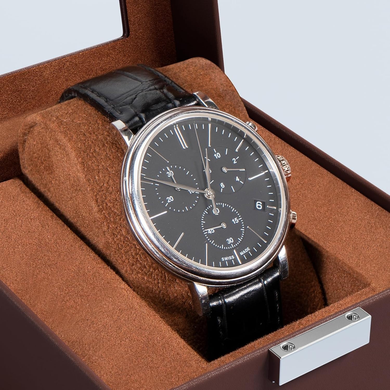 Watch Display Case with Velvet Lining – Perfect Anniversary or Birthday Gift