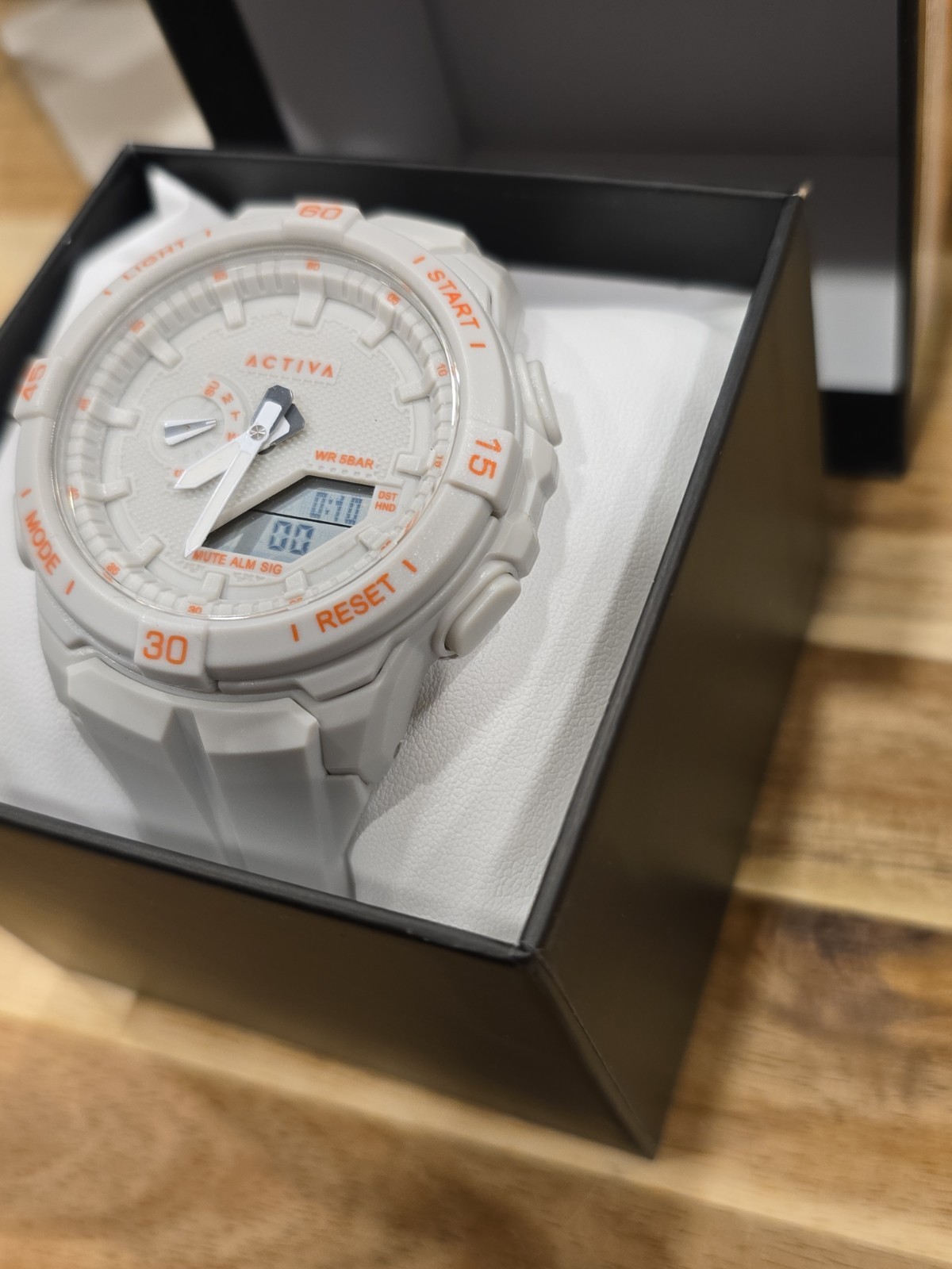 Activa Spry X Invicta Digital Essentials Men 53mm ABS Grey SK160 New!!