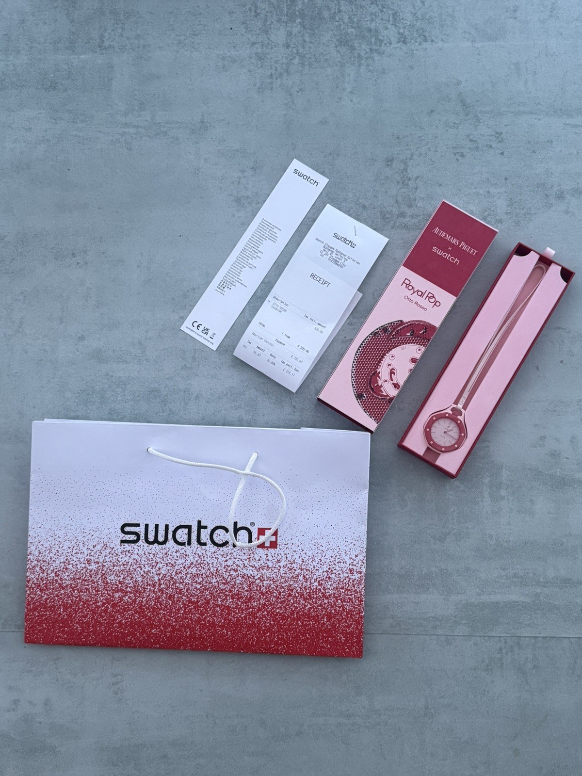 Swatch x AP (Audemars Piguet) Royal Pop Otto Rosso / Brand New With Receipt ✅
