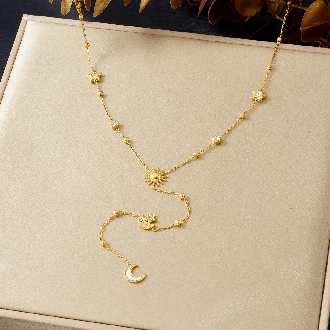 Vintage Multi-Layer Fish Pendant Necklace