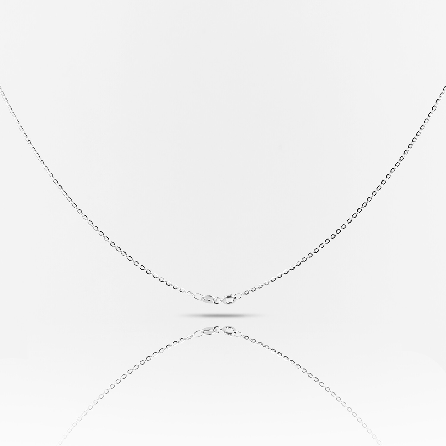1.3/1.5mm Real Solid 925 Sterling Silver Women Necklace Italy Valentine’s Day US