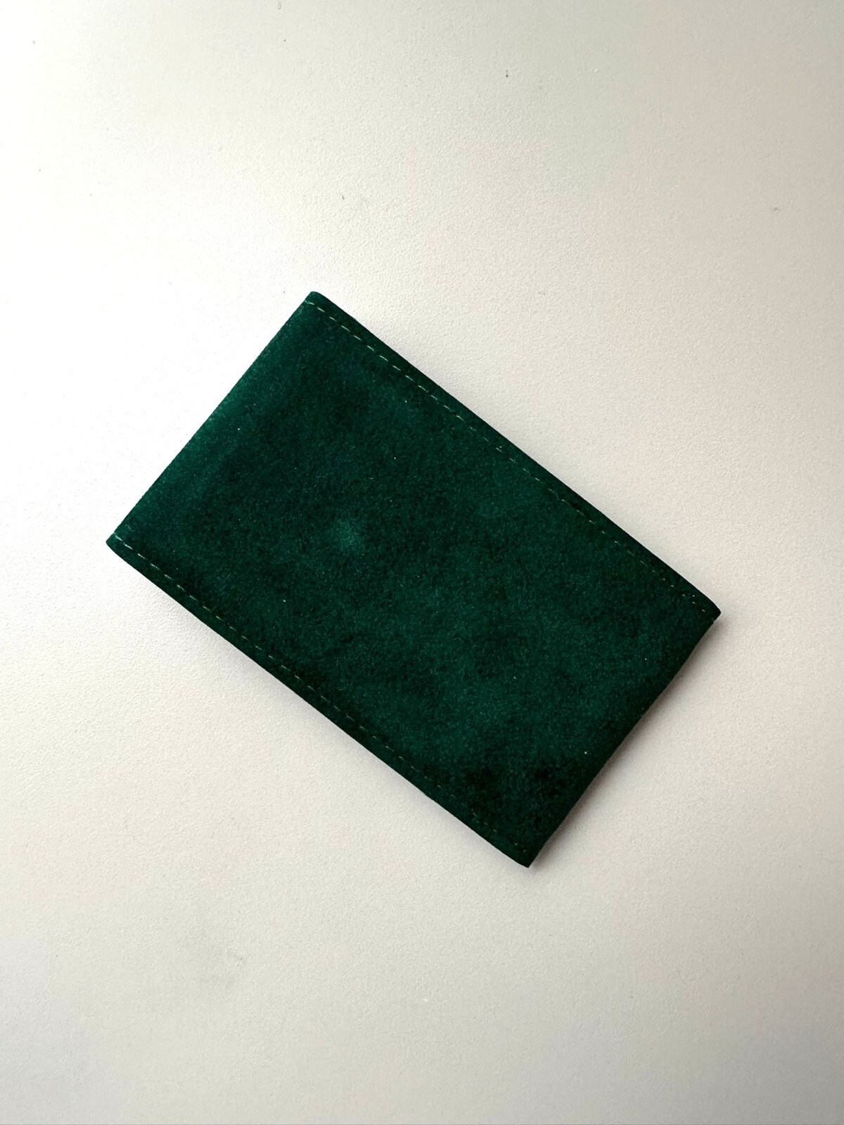 Rolex Green Suede Travel Pouch Plus Divider Card – Service Pouch