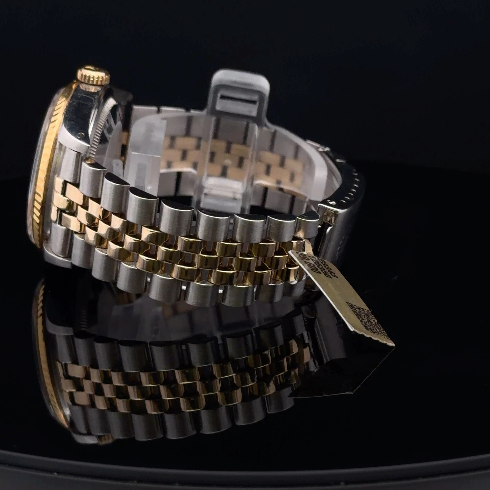 Rolex Datejust 36 Champagne Stick Dial on Jubilee 16233 with Box