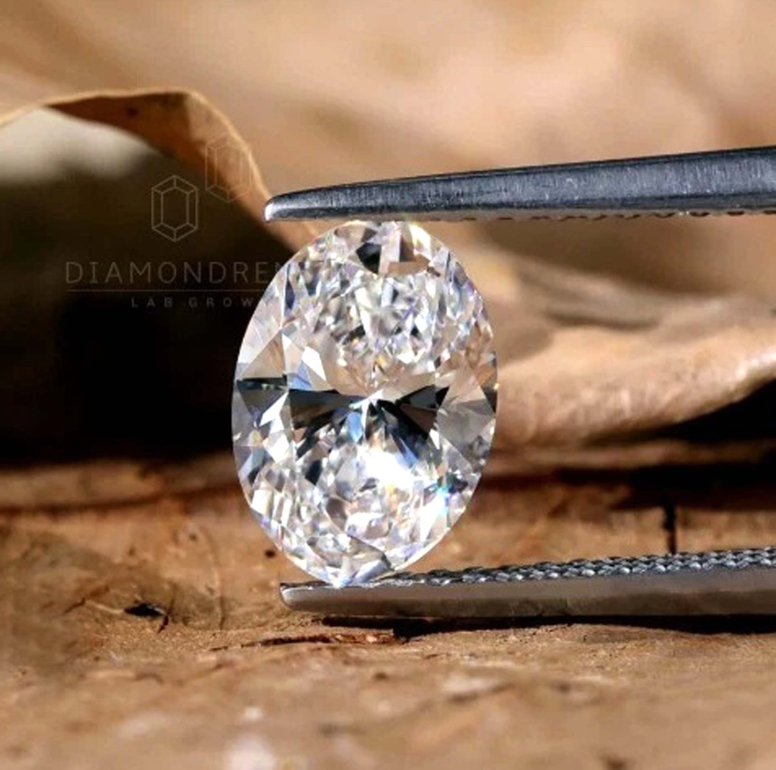 IGL Certified 2.8 Ct Oval Cut Lab Grown Diamond D Color VVS1 CVD Loose Gems 5OSN