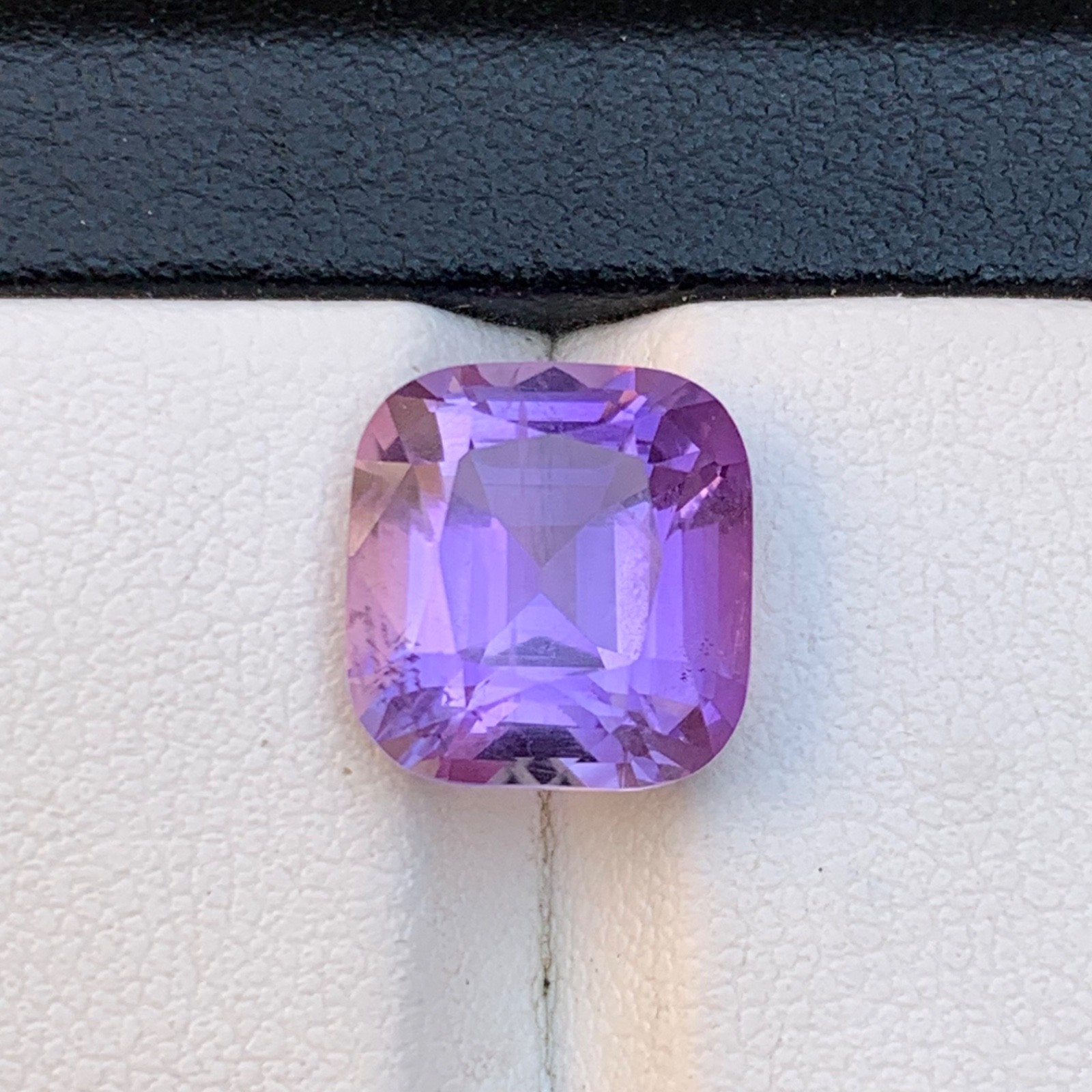 Natural Purple Amethyst 5 Carat Square Cushion Cut Loose Gemstone for Ring