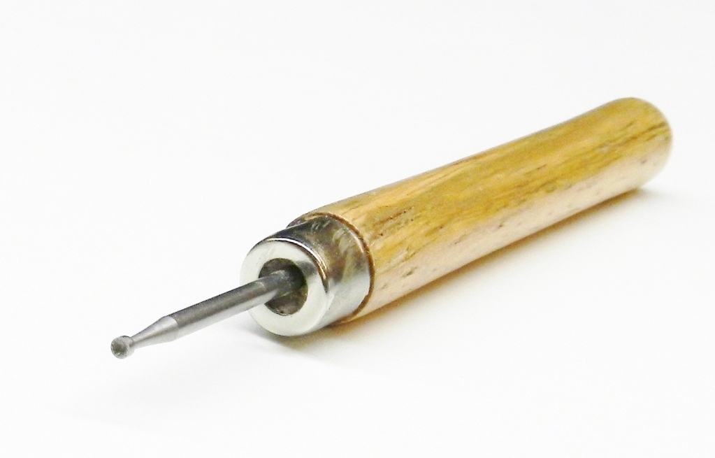 Wire Rounder Tool with Wooden Handle Debur Wire End Wire Working Tool Round Bur