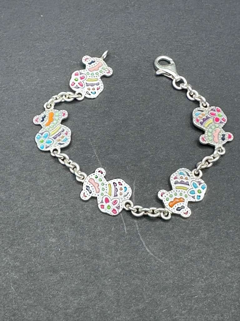 TOUS – Authentic Silver and Enamel Tous Bracelet