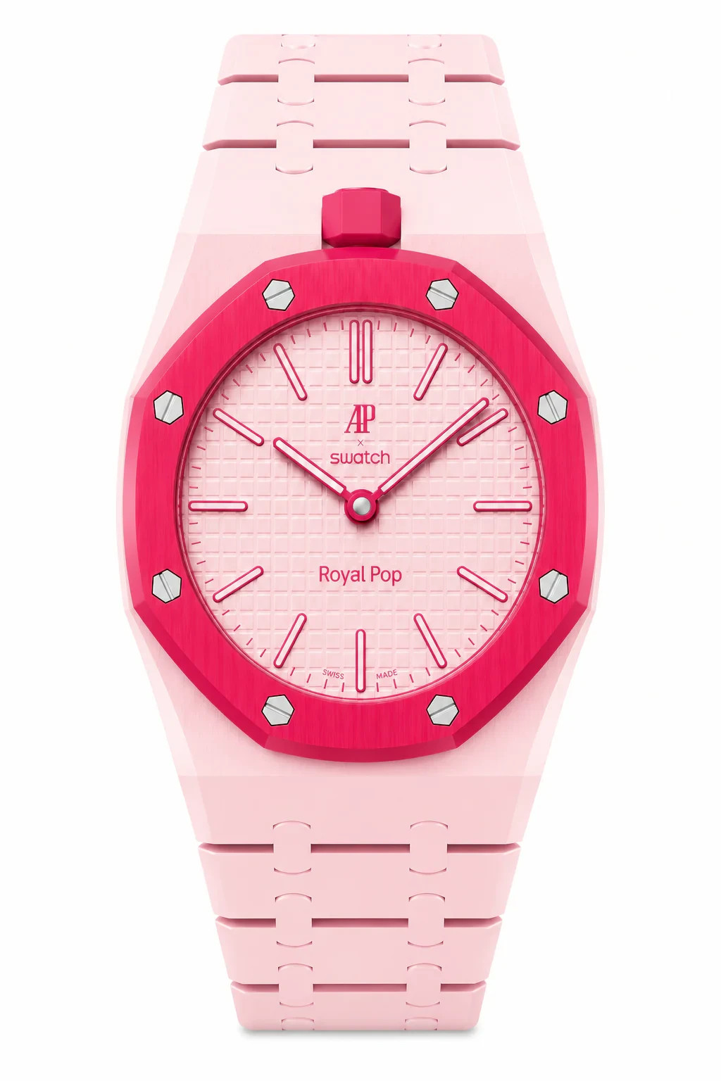 Ceramic Strap Wrist Band Bracelet Mod Kit For Swatch X AP Royal Pop