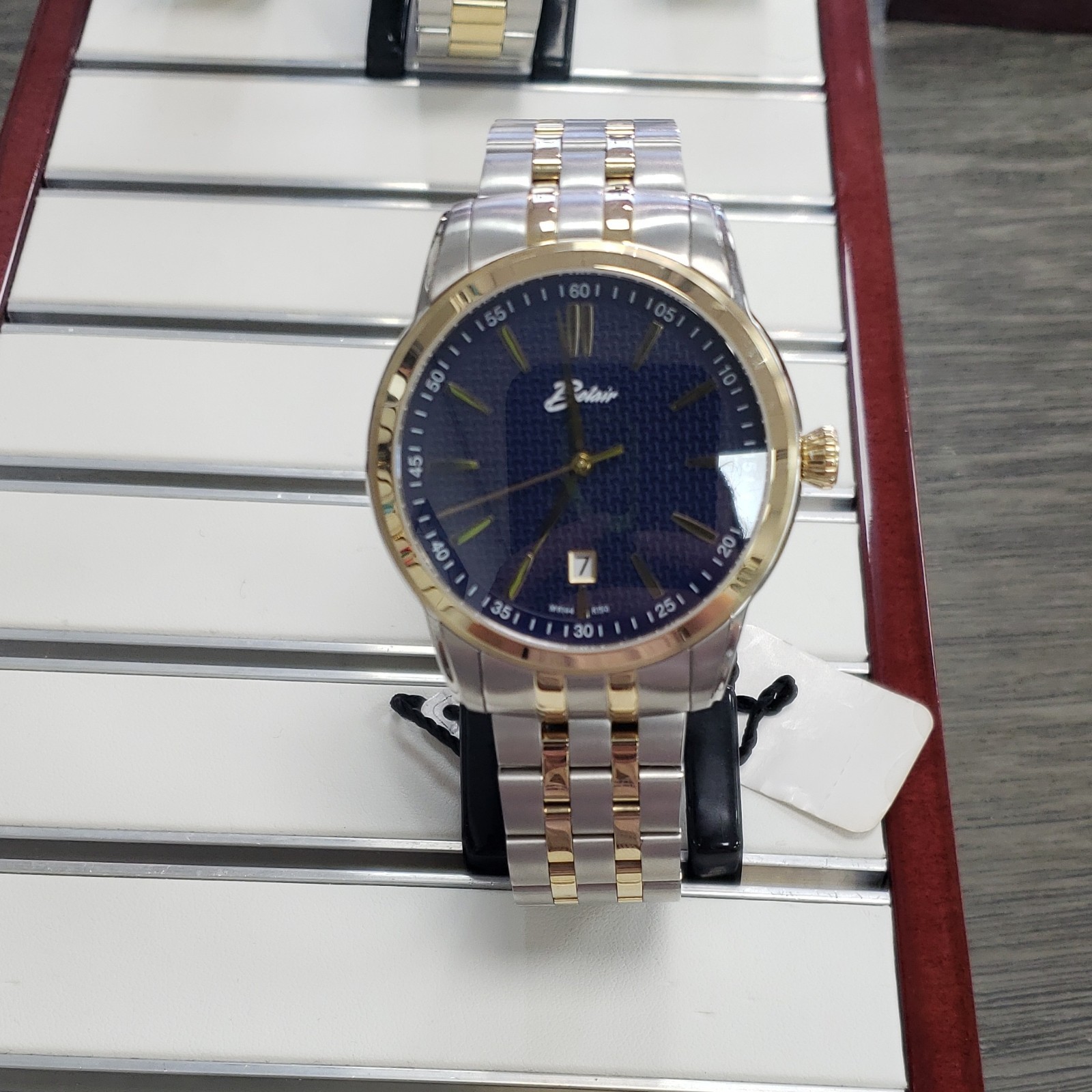 Belair Men’s Two-Tone Stainless Steel Analog Wristwatch Blue Dial
