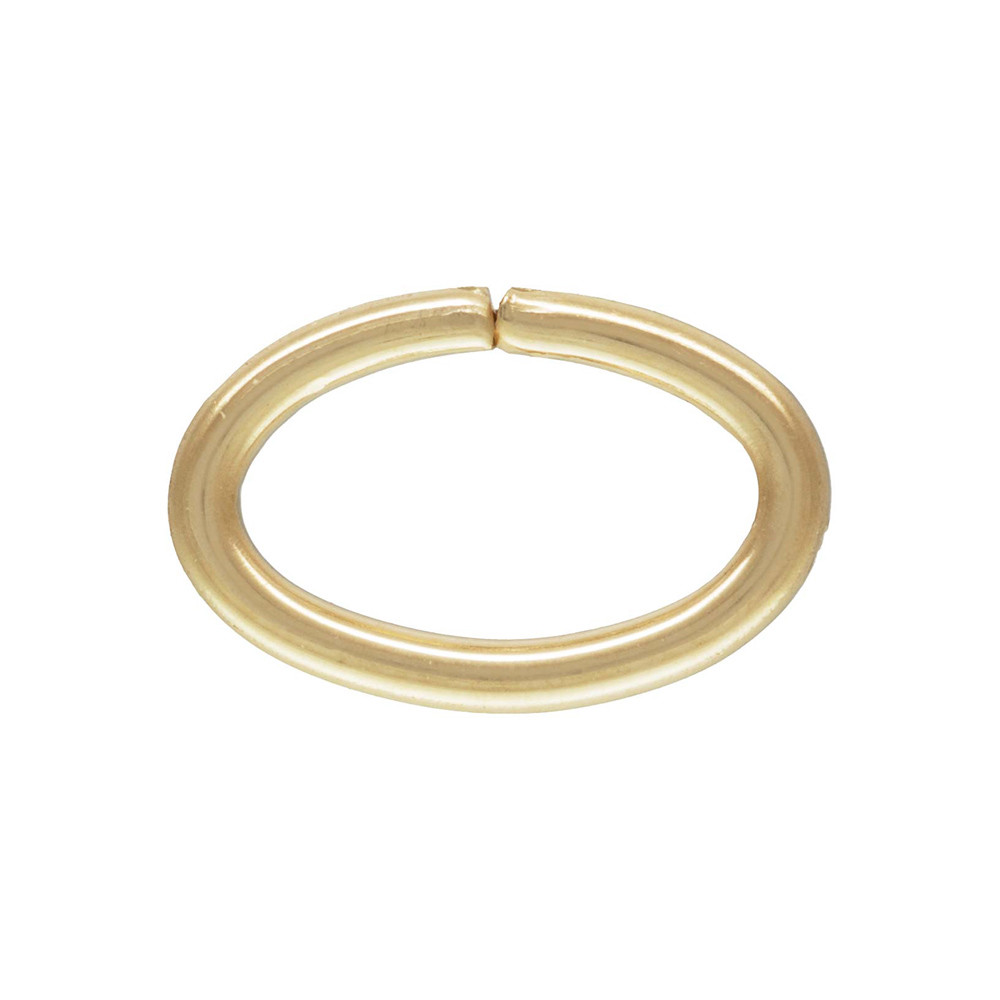 100pc, 14kt Gold Filled, Oval Jump Rings, Open Rings, 19GA, 4.9 x7.6 mm,Wholesal