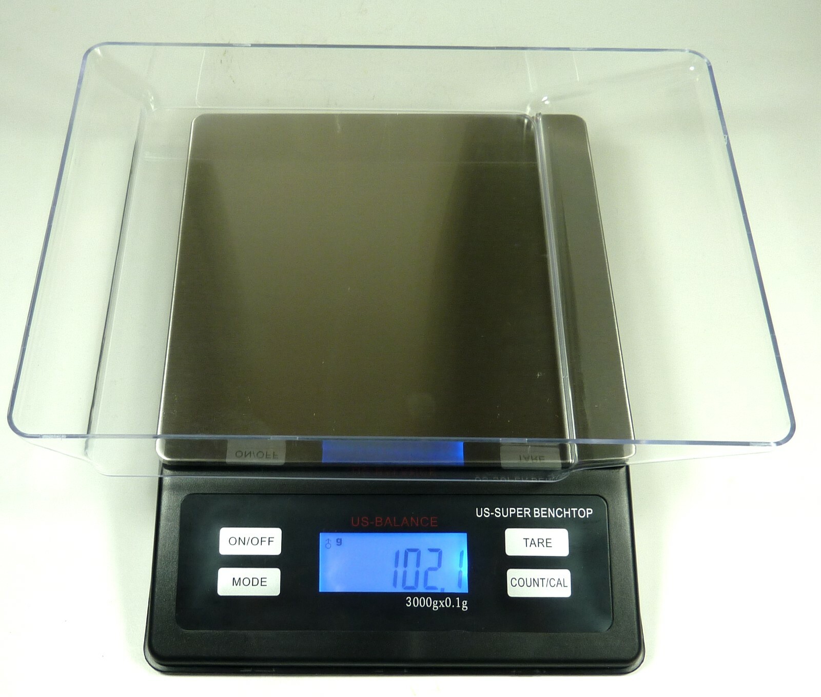 3000g x 0.1g Digital Benchtop Scale for Jewelry Gold Silver Herb Gram Oz DWT OZT