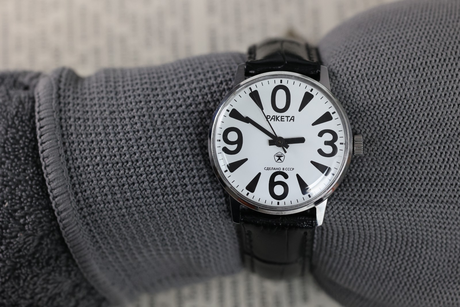 Raketa BIG ZERO mechanical 2609 Raketa small Zero raketa 0 Unisex case 34mm.