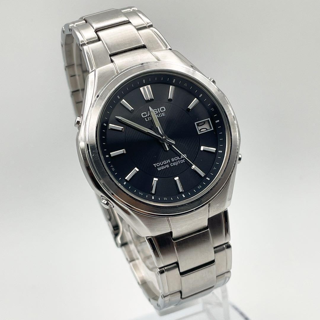 Working Casio LINEAGE Solar Radio-Controlled Watch for Men, Vintage Retro