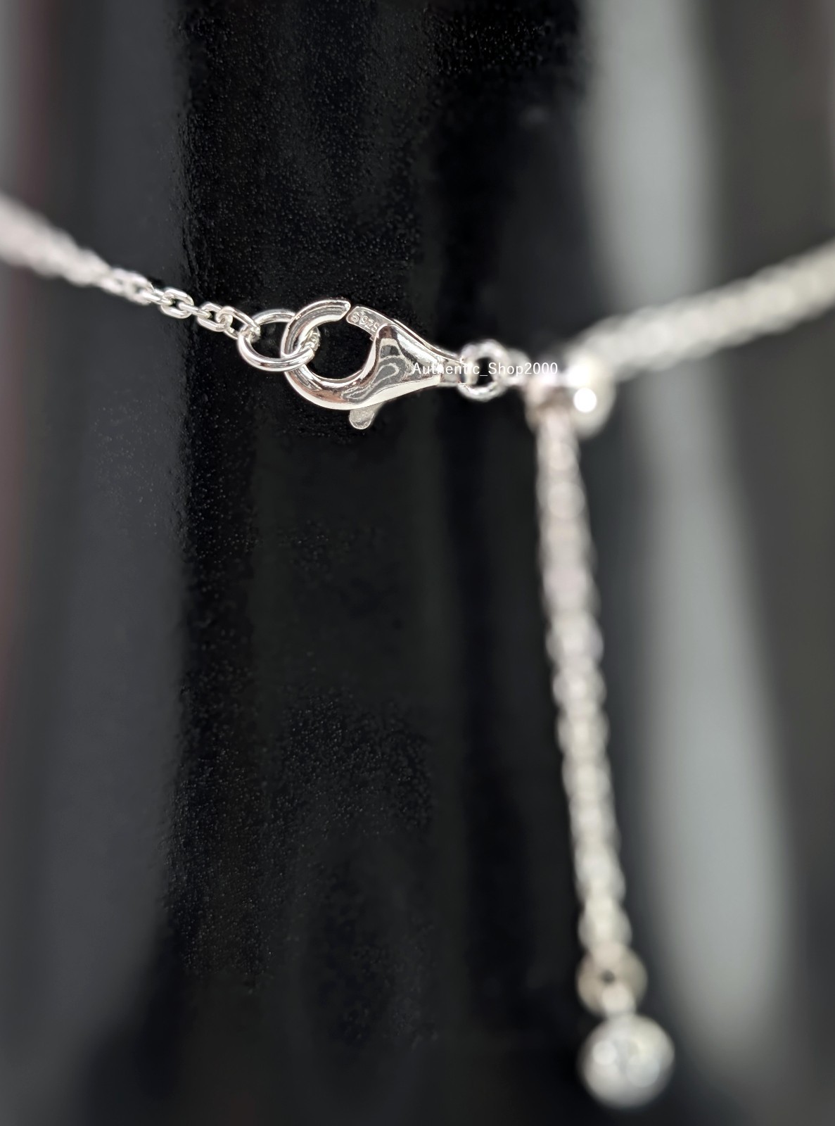 New 100% Authentic PANDORA 925 Minimal Engravable Bar Chain Bracelet 594010C01