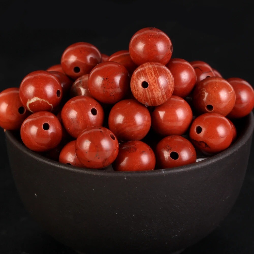 Natural Gemstone Round Spacer Loose Beads Jewelry Making 4mm 6mm 8mm 10mm 12mm