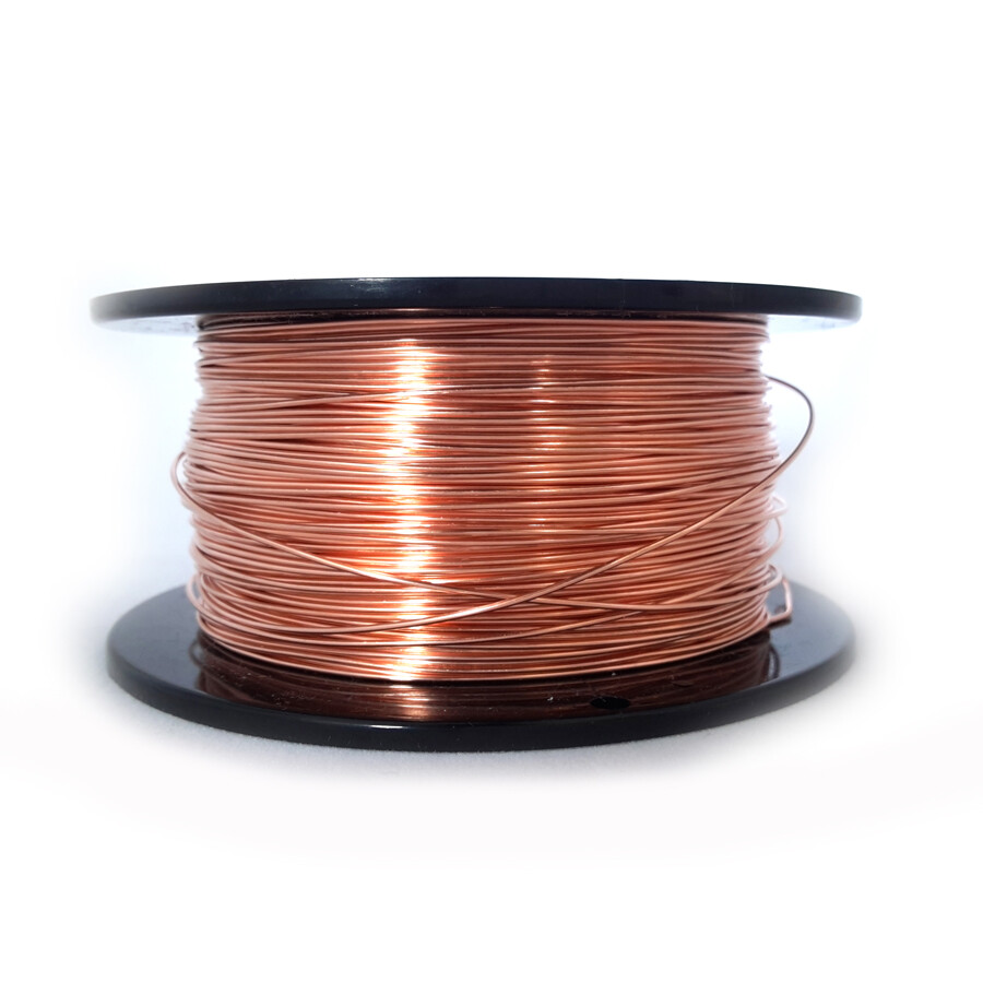 1LB Pure Copper Wire Dead Soft Round 8 10 12 14 16 18 20 21 22 24 26 28 30 Gauge