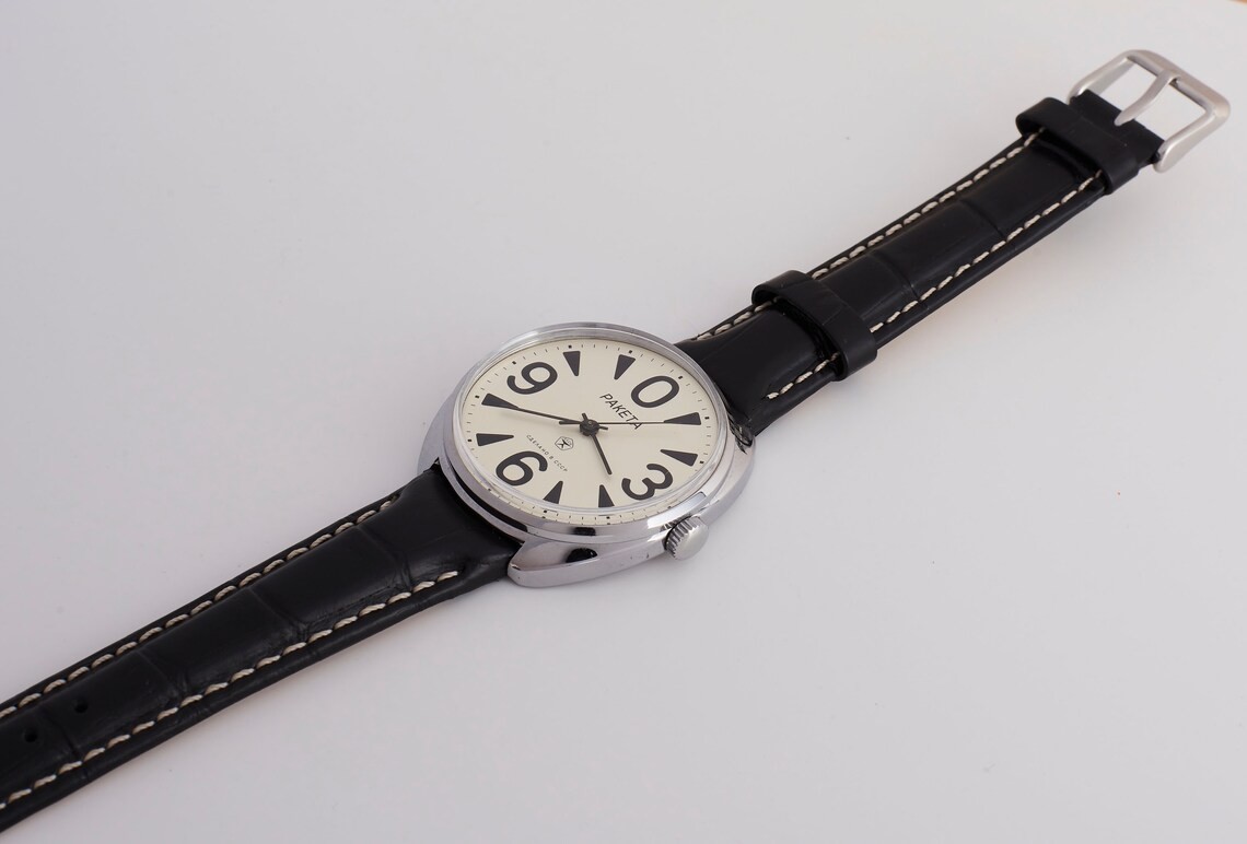Rare Raketa Big Zero Soviet Mens Watch 2609 WRISTWATCH USSR Service