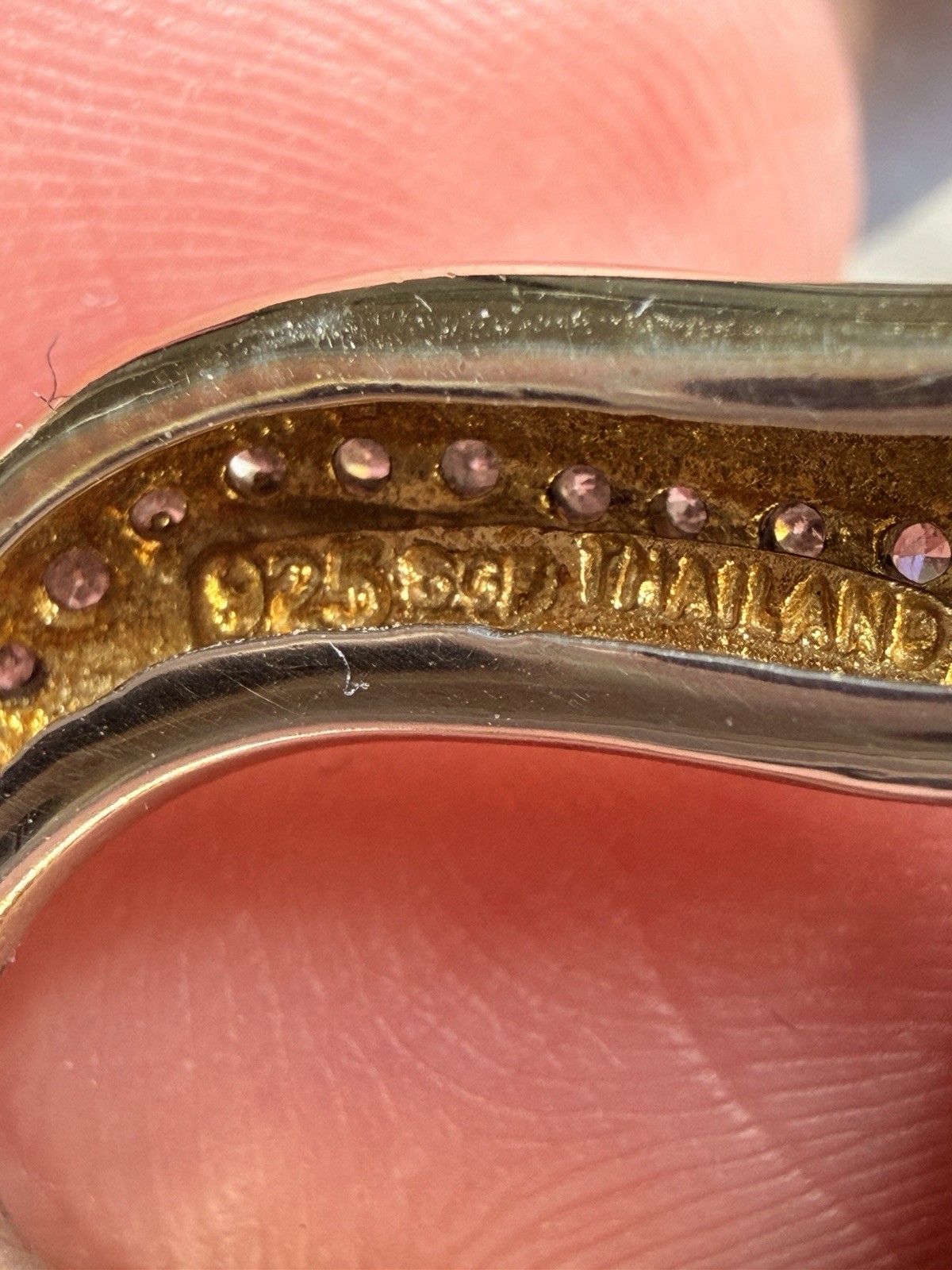 Sterling Silver 925 Horseshoe Diamond Clasp 35 Grams Spiga Wheat Bracelet Rare