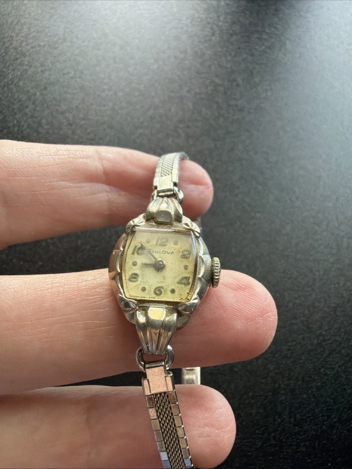 Bulova Silver Oval Analog Bracelet Wristwatch Women’s Dress Formal Watch