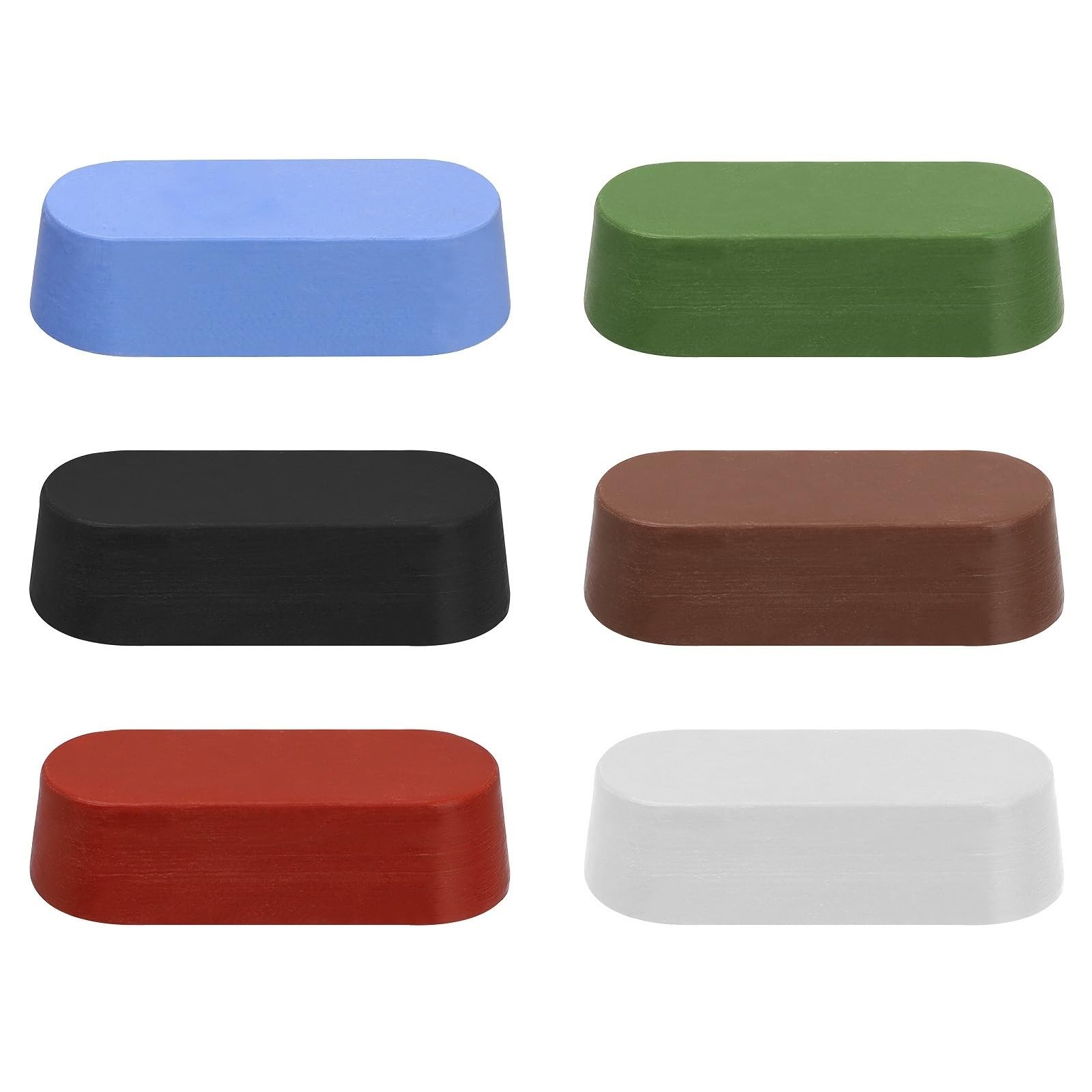 DSMART Metal Polishing Buffing Compound Sets 6oz (1oz* 6Pcs) Polish Rouge Bar