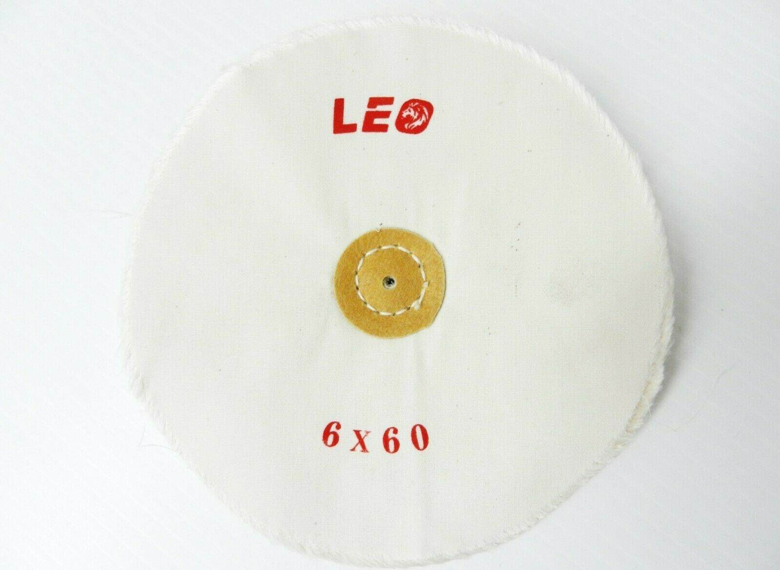 6″ Polishing Buff Wheel Finex Muslin Loose Leather Center 60ply Jewelry Buffing