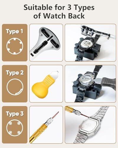 EasyTime Professional Watch Repair Kit Watch Band Tool Link Pin Remover Set Watc