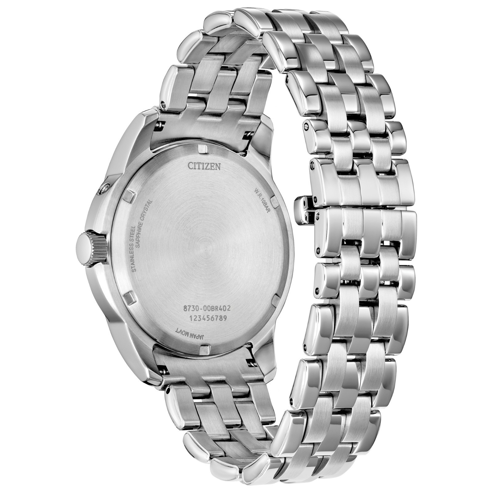 Citizen Men’s Calendrier Moon Phase Silver Eco-Drive Watch 41MM BU0088-51H