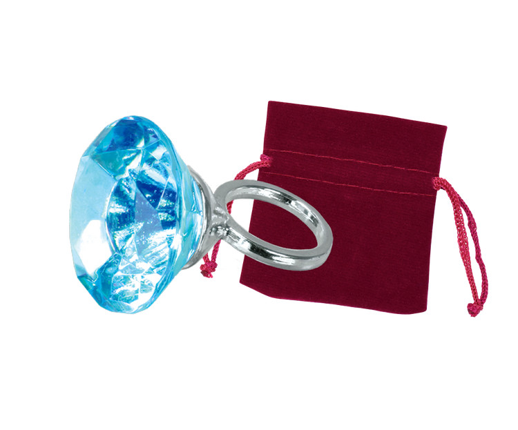 Random Acrylic Resin Pink Blue Gem Heart Cat Above Knuckle Pinky Party Ring