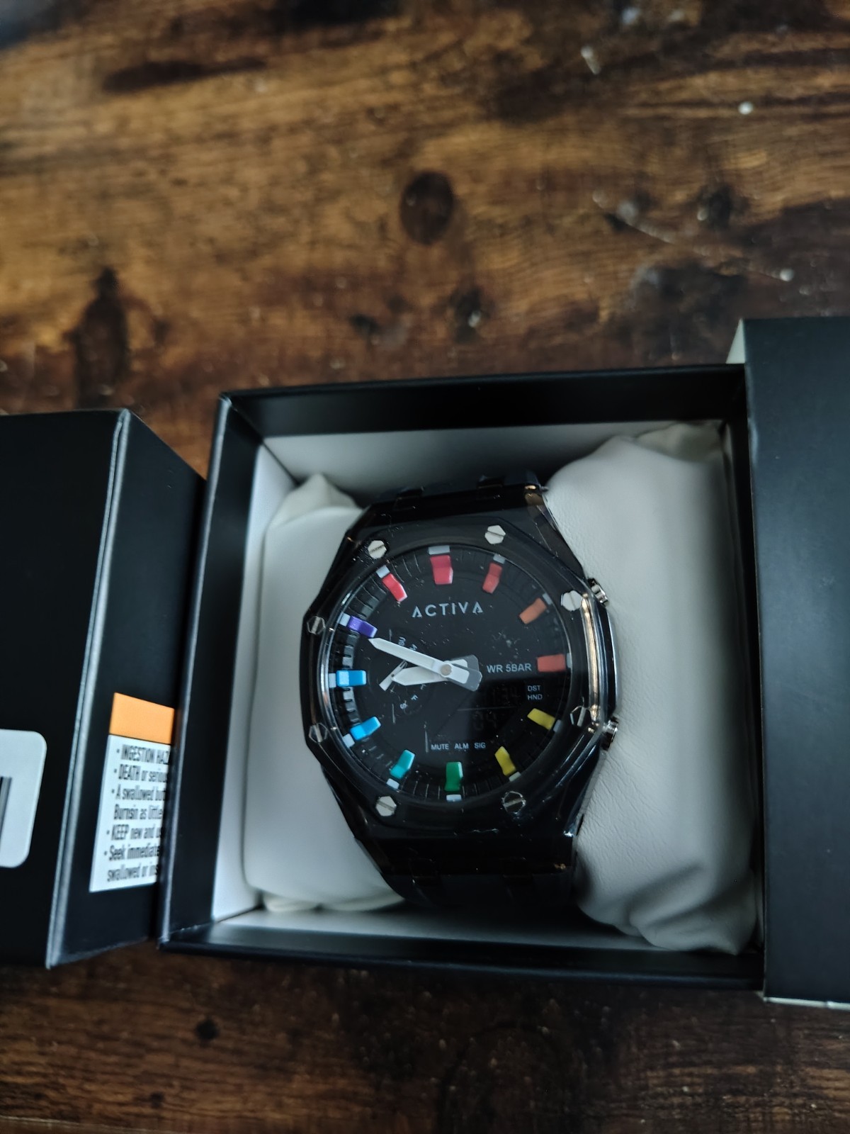 Activa Kaleido X Invicta Men’s Digital Watch – 44.2mm, Black (ACW2100-006)